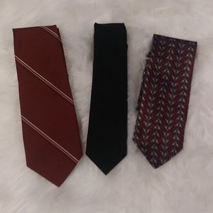 Mens ties lot of 3. Haggar, etc